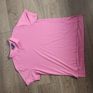Polo by Ralph Lauren custom fit men's XL Pink polo short sleeve
